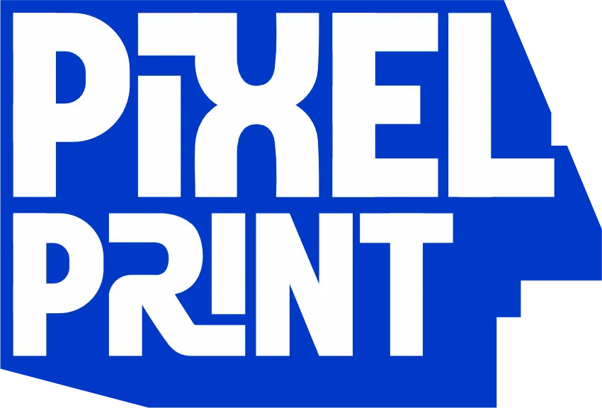 Logo pixel print