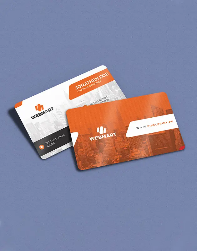 Tarjeta de presentacion brillo